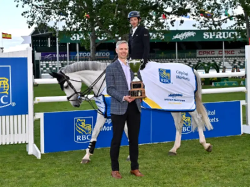 Mark Bluman Shines in First Spruce Meadows Appearance with Grand Prix Win