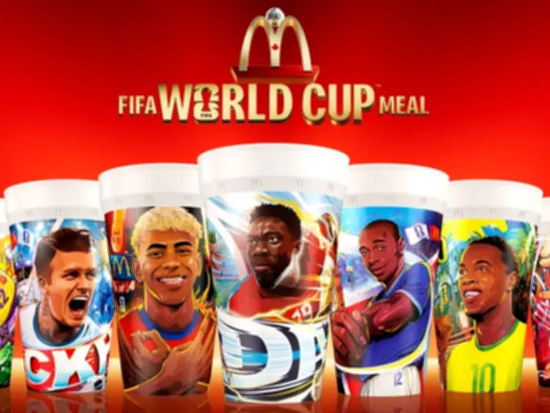 McDonald's Launches FIFA World Cup 2026 Meals with Collectible Cups