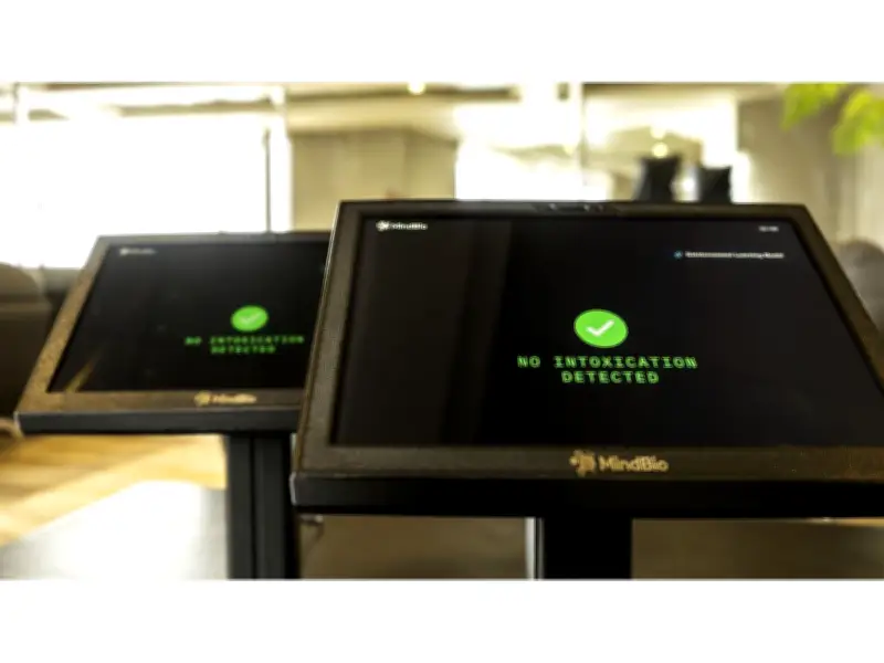 MindBio Delivers First Prototype Edge AI Intoxication and Fatigue Detection Kiosks