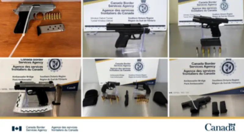 Multiple weapons and drugs seized at Windsor crossings, CBSA says