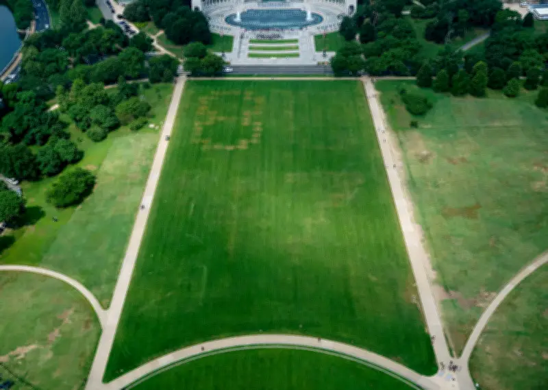 Mysterious '8647' Etching Appears on National Mall in Washington