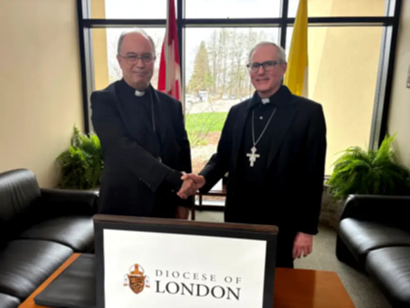 New Bishop Installed for Diocese of London in Ontario Ceremony