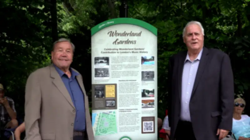 New Plaque at Springbank Gardens Honours Former Wonderland Gardens