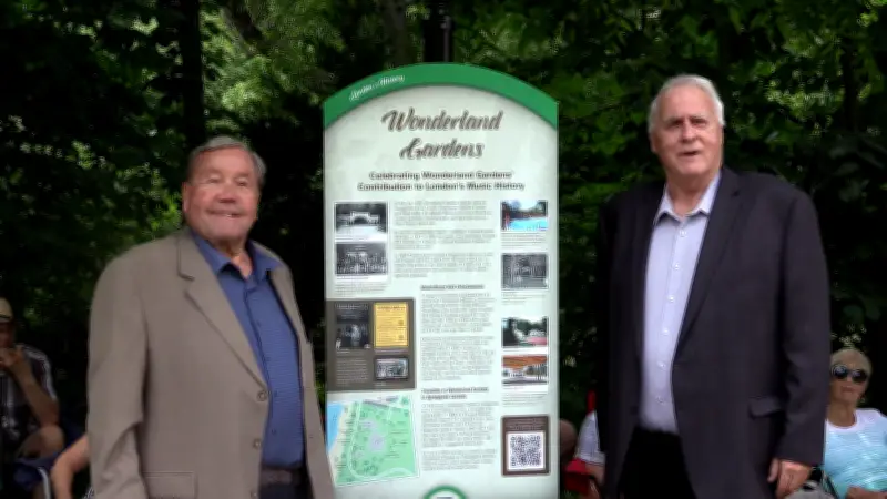 New Plaque Honours Former Wonderland Gardens in London