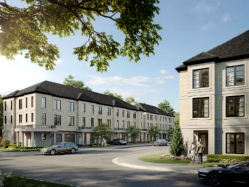 New Willowdale Townhomes Aim for Value and Luxury Balance