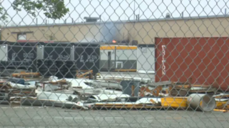 No Injuries in Lincoln Park Trailer Fire at Calgary Warehouse Complex