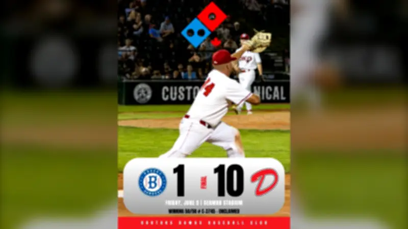 Okotoks Dawgs Continue Hitting Spree with 10-1 Win Over Brooks Bombers