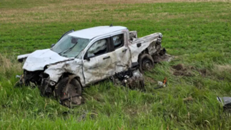 OPP 'Amazed' Oxford County Crash Not Fatal After Transport Rollover