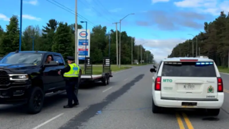 OPP-Led Blitz Pulls 15 Trucks Off Sault Ste. Marie Roads