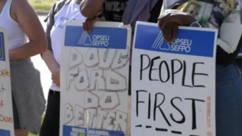 OPSEU Strike in London Leaves Clients Demanding Justice