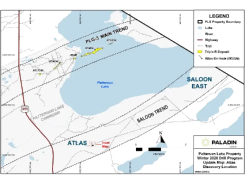 Paladin Energy Announces High-Grade Uranium Discovery at PLS Project