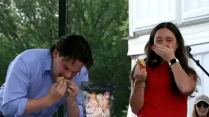 Pancake Eating Contest at MAHA Event Sparks Irony Debate