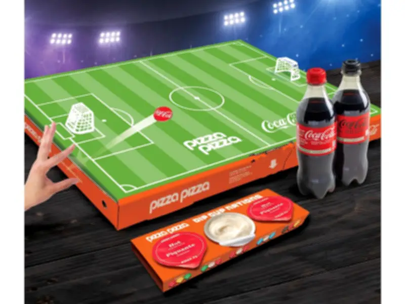 Pizza Pizza Launches Dip Cup Nations and Pitch Party Pizza for Soccer Season