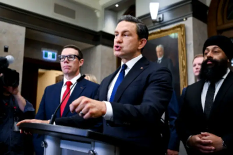 Poilievre Accuses Carney of Ducking Questions on Canada's Sluggish Economy