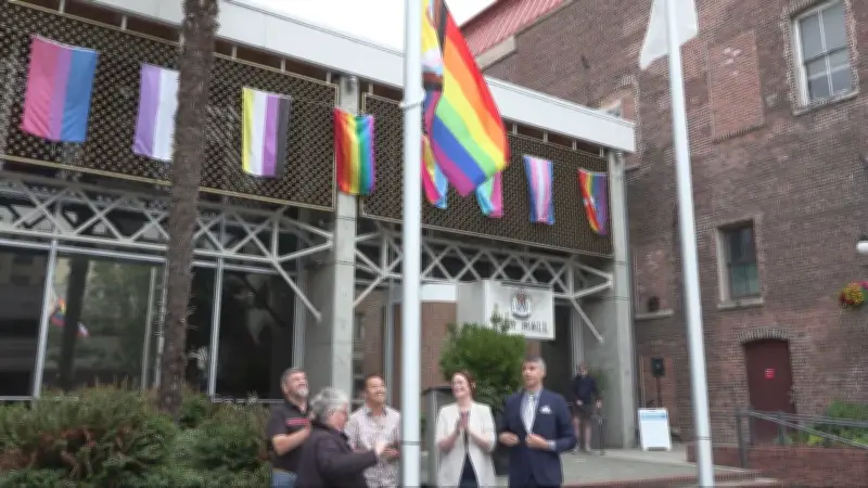 Pride Flags Raised at Victoria City Hall as 2026 Festival Begins