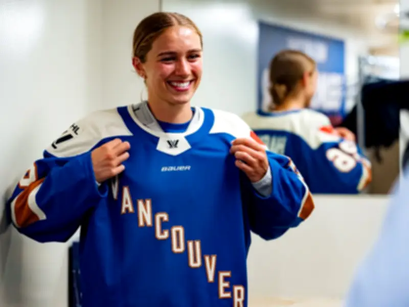 PWHL No. 1 Pick Caroline Harvey Says She 'Wanted to Go Live in Canada'