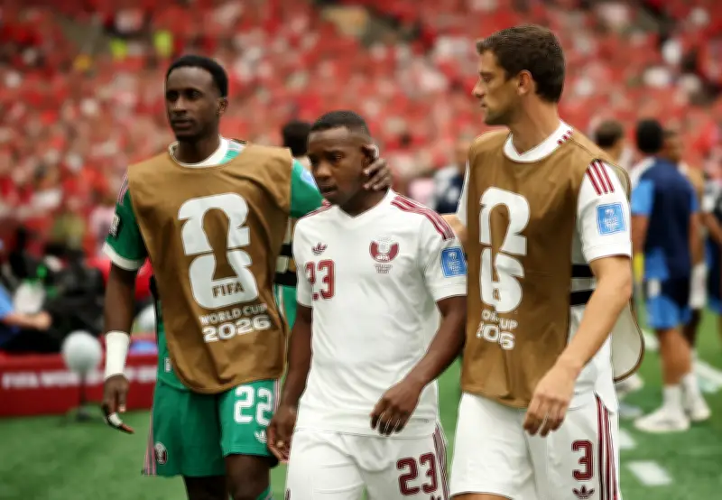Qatar's Madibo Banned Five Matches for Kone Tackle at World Cup