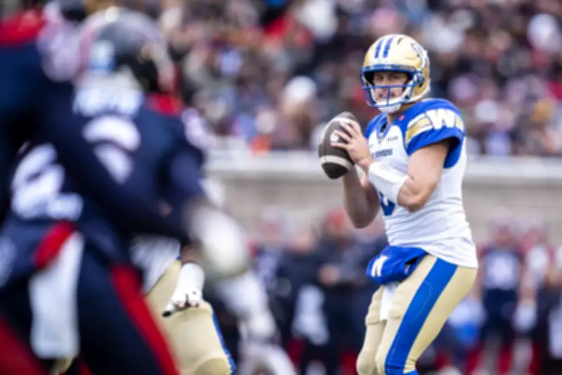 QB Collaros Energized as Blue Bombers Open New CFL Season