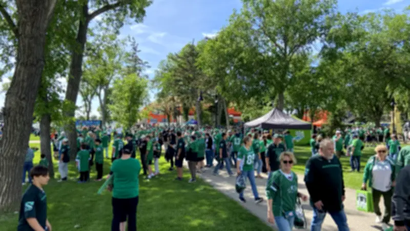 Rider Fans Celebrate First Tailgate at Mosaic Stadium Since 2017