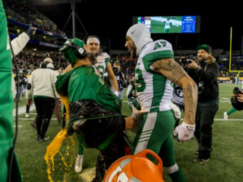 Riders Unveil Banner, Embrace Underdog Status as Reigning Grey Cup Champs