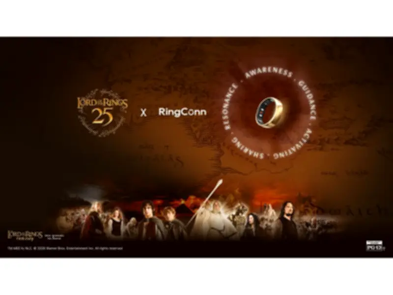 RingConn Partners with Warner Bros. for Lord of the Rings 25th Anniversary