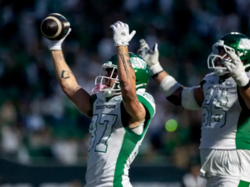 Roughriders' Daniel Wiebe Scores First TD in CFL Debut