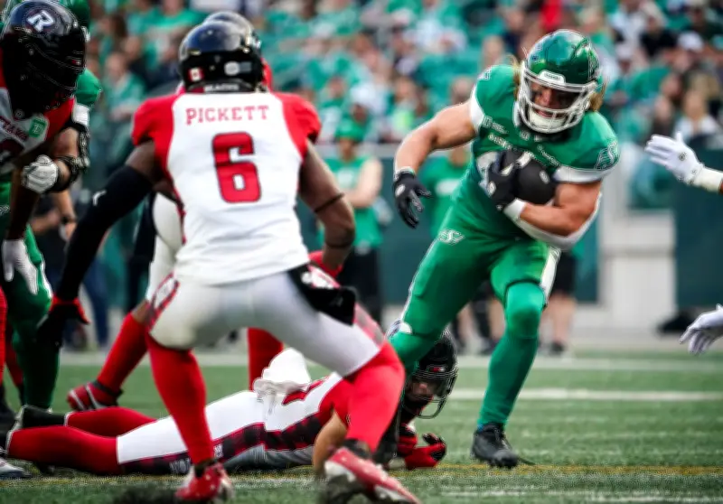 Roughriders' Ouellette doubtful with ankle injury for Argos game