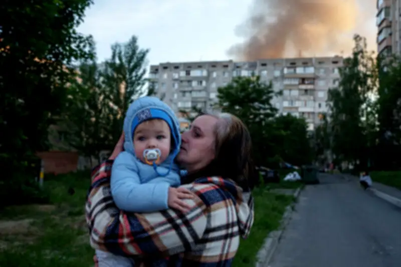 Russian Strike Kills 14 in Ukraine, Traps Others in Rubble