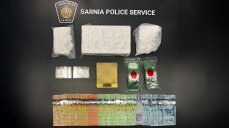 Sarnia Police Seize $156K in Cocaine, Uncover Trafficking Operation