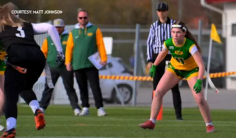 Saskatoon flag football player Ella Sowden wins NFL scholarship