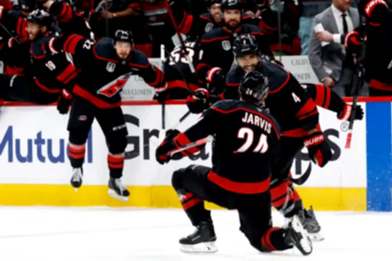 Seth Jarvis OT Goal Ties Stanley Cup Final for Hurricanes
