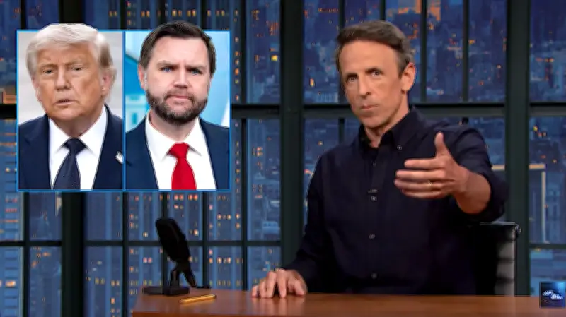 Seth Meyers Mocks GOP for Claiming Vance, Not Trump, Controls Iran Deal