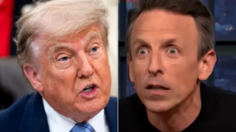 Seth Meyers Mocks Trump's Alleged Nodding Off in Public Events