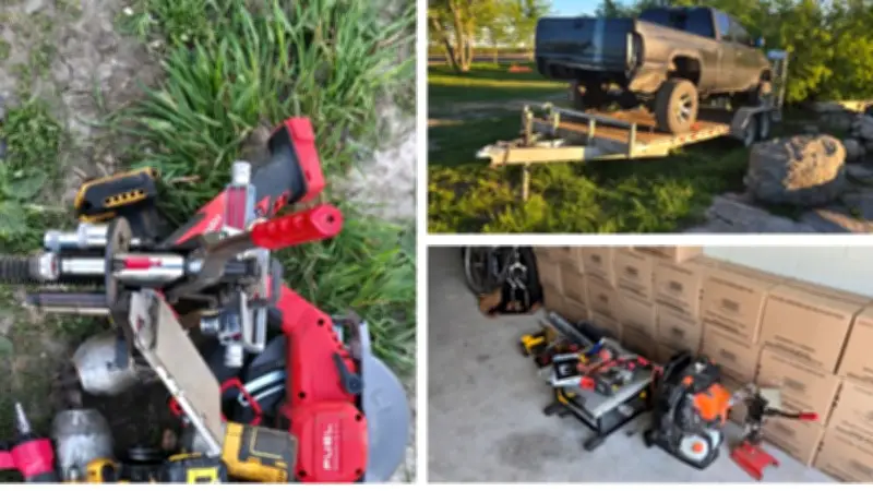 Seven Charged in String of Equipment and Machinery Thefts in Dufferin