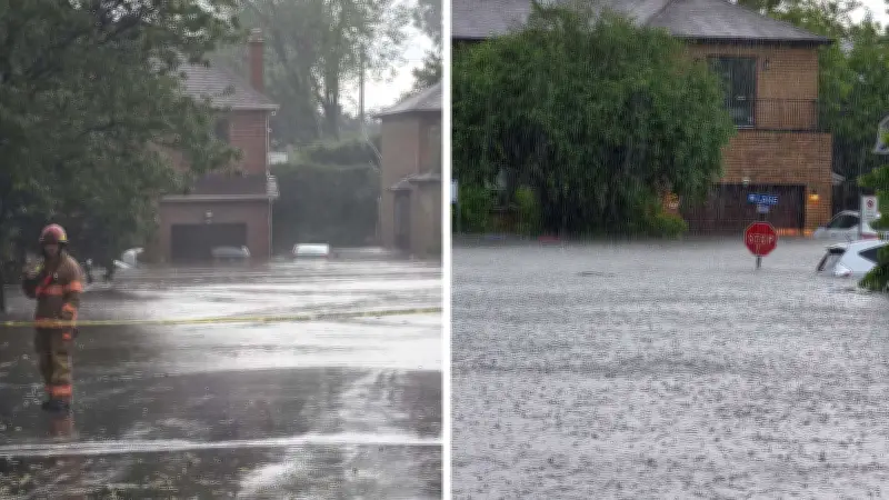 Severe Flooding Hits Montreal West Island: 20,000 Without Power, Roads Closed