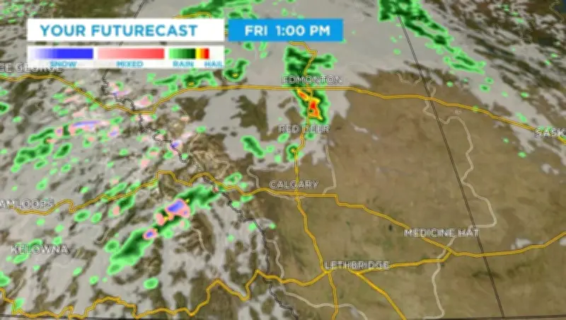Severe Thunderstorms Possible in Central and Southern Alberta