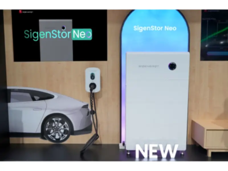 Sigenergy Unveils SigenStor Neo and Home Energy Ecosystem at Intersolar Europe 2026