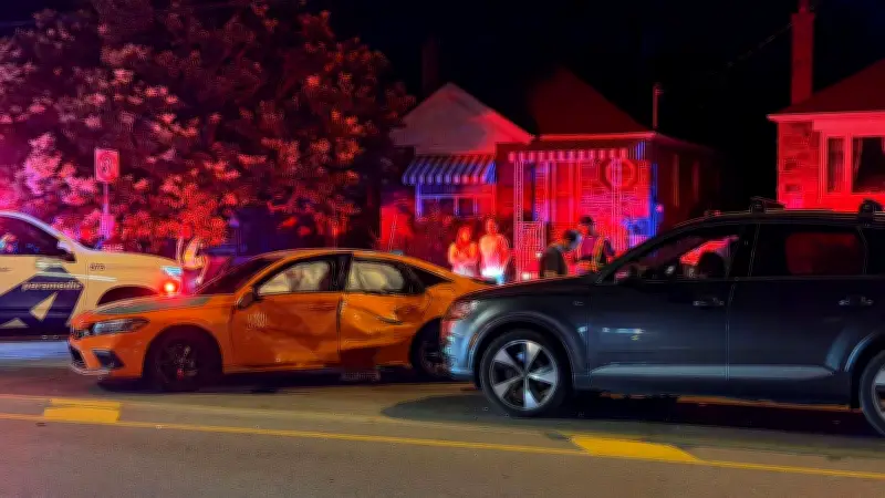 Six Vehicles in Late-Night Toronto Crash, Three Hospitalized