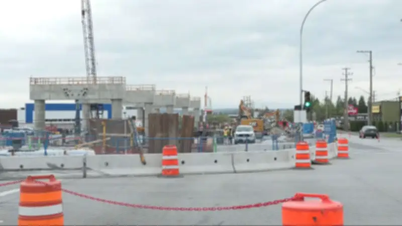 SkyTrain Construction Hits Surrey, Langley Businesses Hard
