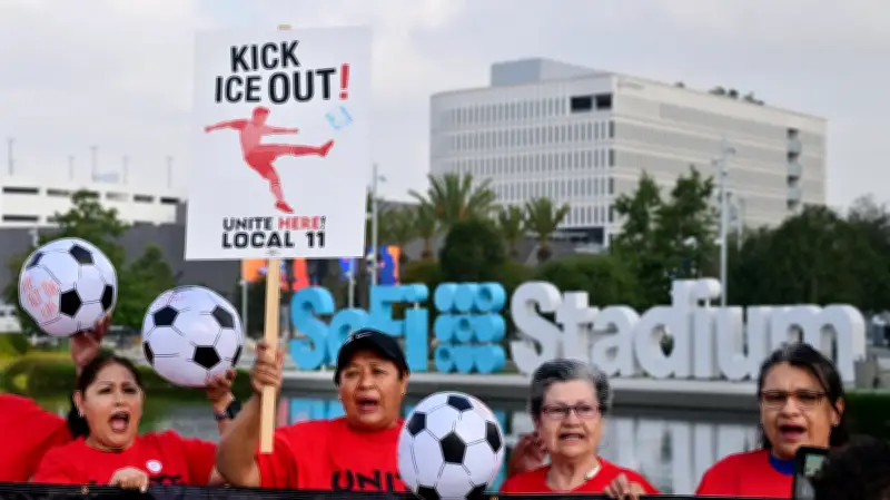 SoFi Stadium Workers Threaten Strike Over Wages and ICE Presence at World Cup