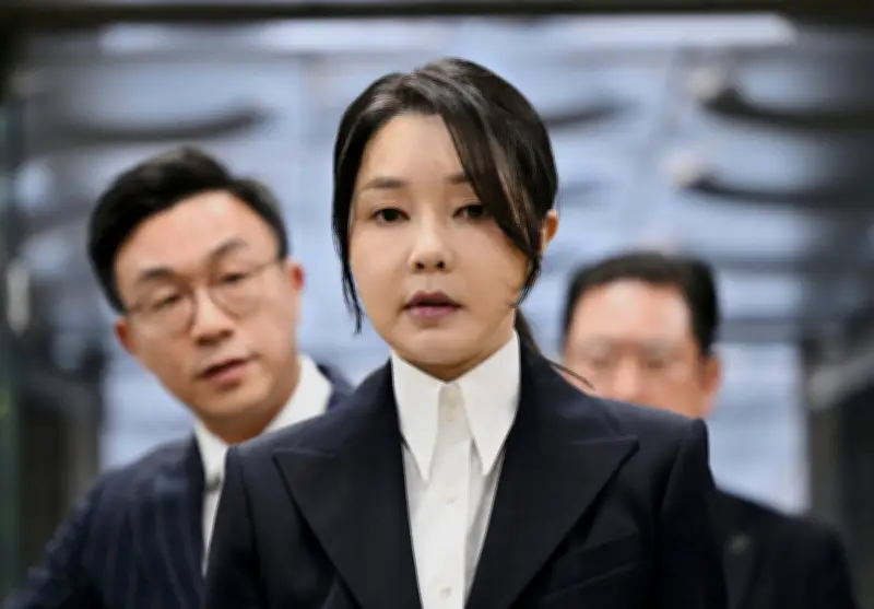 South Korean court sentences ex-first lady Kim to 7 years for luxury gift scandal