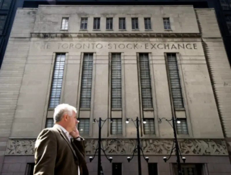 S&P/TSX Composite Declines in Late Morning; Gold Prices Drop