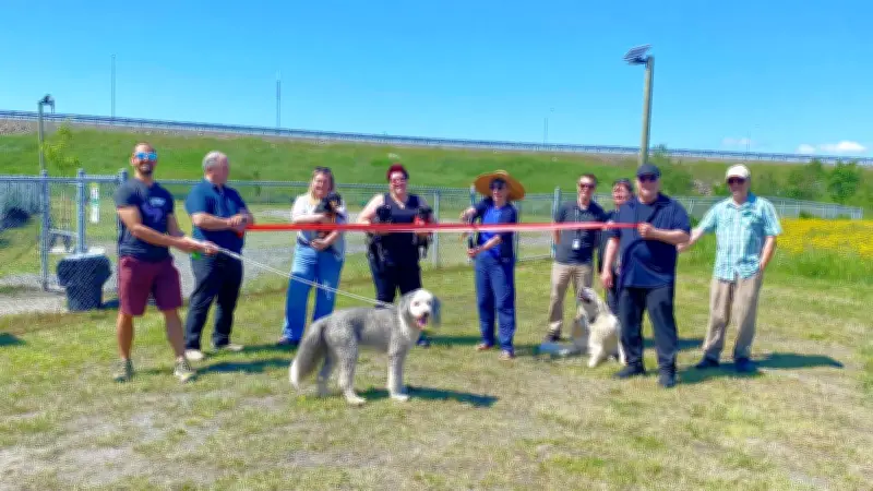 Sudbury's South End Dog Park Celebrates Major Improvements