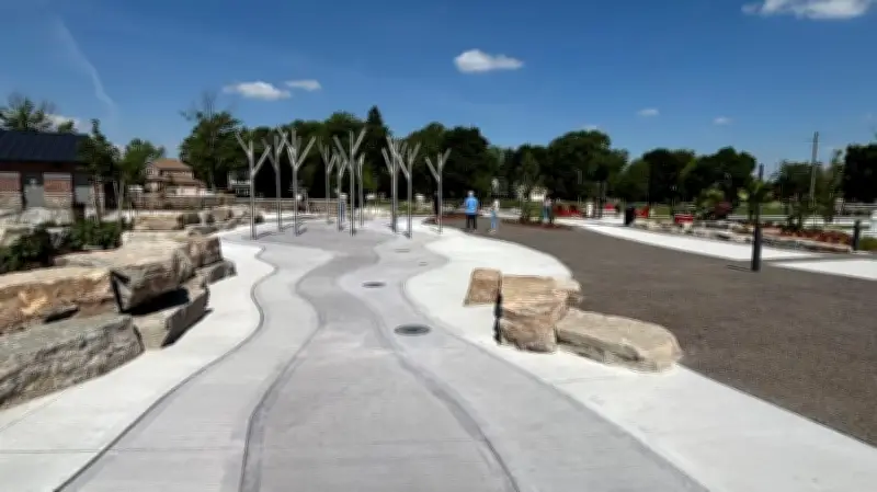 Tecumseh Unveils Upgraded Lakewood Park South Water Feature