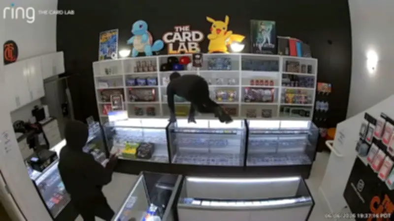 Thieves Steal $15K in Pokemon Cards in 39 Seconds from Store