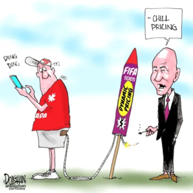 Tim Dolighan Cartoon Published June 13 2026 in Toronto Sun