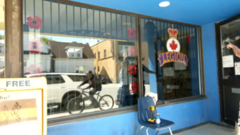 Timmins students weld security bars for Royal Canadian Legion