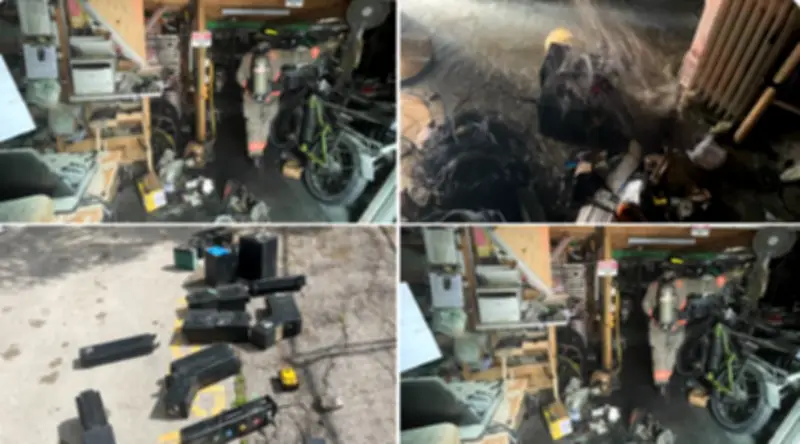 Toronto Fire Chief Warns Again After E-Bike Battery Fire on Spadina