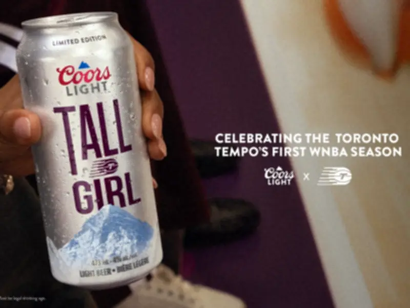 Toronto Tempo and Coors Light Introduce Limited-Edition Tall Girl Beer Can