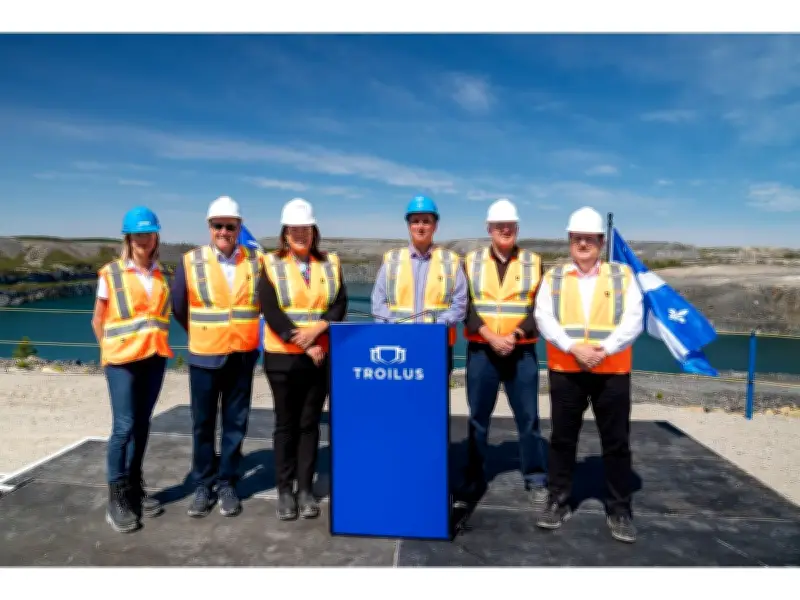 Troilus Welcomes Quebec Leaders for 70 MW Hydro Power Allocation